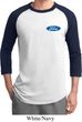 Mens Ford Shirt Ford Oval Pocket Print Raglan Tee T-Shirt
