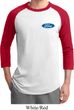 Mens Ford Shirt Ford Oval Pocket Print Raglan Tee T-Shirt