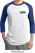 Mens Ford Shirt Ford Oval Pocket Print Raglan Tee T-Shirt