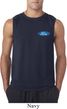 Mens Ford Shirt Ford Oval Pocket Print Sleeveless Tee T-Shirt