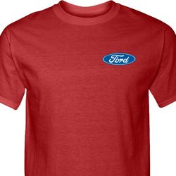 Mens Ford Shirt Ford Oval Pocket Print Tall Tee T-Shirt Mens Ford Shirt Ford Oval Pocket Print Tall Tee T-Shirt