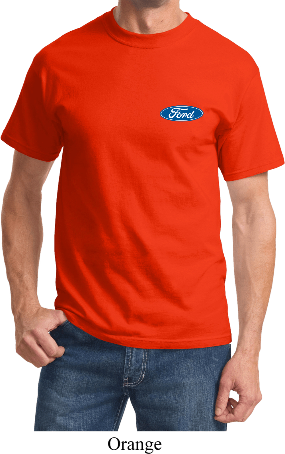 Mens Ford Shirt Ford Oval Pocket Print Tee TShirt Ford Oval Pocket