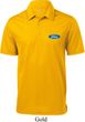 Mens Ford Shirt Ford Oval Pocket Print Textured Polo
