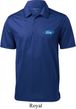 Mens Ford Shirt Ford Oval Pocket Print Textured Polo