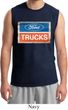 Mens Ford Shirt Ford Trucks Logo Muscle Tee T-Shirt
