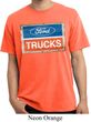 Mens Ford Shirt Ford Trucks Logo Pigment Dyed Tee T-Shirt