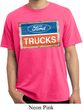 Mens Ford Shirt Ford Trucks Logo Pigment Dyed Tee T-Shirt