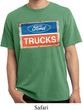 Mens Ford Shirt Ford Trucks Logo Pigment Dyed Tee T-Shirt