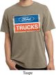 Mens Ford Shirt Ford Trucks Logo Pigment Dyed Tee T-Shirt