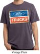Mens Ford Shirt Ford Trucks Logo Pigment Dyed Tee T-Shirt