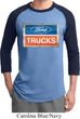 Mens Ford Shirt Ford Trucks Logo Raglan Tee T-Shirt