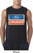 Mens Ford Shirt Ford Trucks Logo Sleeveless Tee T-Shirt