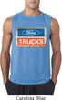 Mens Ford Shirt Ford Trucks Logo Sleeveless Tee T-Shirt