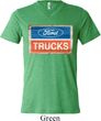 Mens Ford Shirt Ford Trucks Logo Tri Blend V-neck Tee T-Shirt