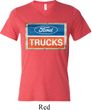 Mens Ford Shirt Ford Trucks Logo Tri Blend V-neck Tee T-Shirt