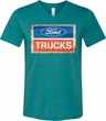 Mens Ford Shirt Ford Trucks Logo Tri Blend V-neck Tee T-Shirt