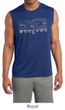 Mens Ford Shirt Honeycomb Grille Sleeveless Moisture Wicking Tee