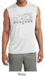 Mens Ford Shirt Honeycomb Grille Sleeveless Moisture Wicking Tee
