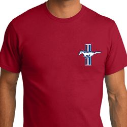 Mens Ford Shirt Legend Lives Crest Pocket Print Organic Tee T-Shirt Mens Ford Shirt Legend Lives Crest Pocket Print Organic Tee T-Shirt