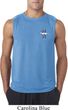 Mens Ford Shirt Legend Lives Crest Pocket Print Sleeveless Tee T-Shirt