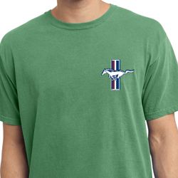 Mens Ford Shirt Legend Lives Pocket Print Pigment Dyed Tee T-Shirt Mens Ford Shirt Legend Lives Pocket Print Pigment Dyed Tee T-Shirt