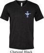 Mens Ford Shirt Legend Lives Pocket Print Tri Blend V-neck Tee T-Shirt