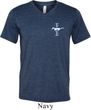 Mens Ford Shirt Legend Lives Pocket Print Tri Blend V-neck Tee T-Shirt