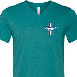 Mens Ford Shirt Legend Lives Pocket Print Tri Blend V-neck Tee T-Shirt Mens Ford Shirt Legend Lives Pocket Print Tri Blend V-neck Tee T-Shirt