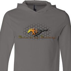 Mens Ford Shirt Make It My Mustang Lightweight Hoodie Tee Mens Ford Shirt Make It My Mustang Lightweight Hoodie Tee