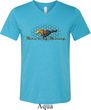 Mens Ford Shirt Make It My Mustang Tri Blend V-neck Shirt
