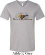 Mens Ford Shirt Make It My Mustang Tri Blend V-neck Shirt