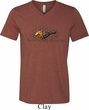 Mens Ford Shirt Make It My Mustang Tri Blend V-neck Shirt
