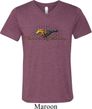Mens Ford Shirt Make It My Mustang Tri Blend V-neck Shirt
