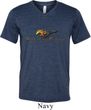 Mens Ford Shirt Make It My Mustang Tri Blend V-neck Shirt