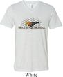 Mens Ford Shirt Make It My Mustang Tri Blend V-neck Shirt