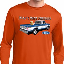 Mens Ford Shirt Mans Best Friend Dry Wicking Long Sleeve Shirt Mens Ford Shirt Mans Best Friend Dry Wicking Long Sleeve Shirt