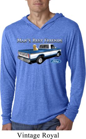 Mens Ford Shirt Mans Best Friend Lightweight Hoodie Shirt