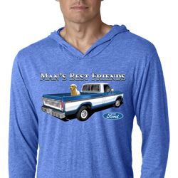 Mens Ford Shirt Mans Best Friend Lightweight Hoodie Shirt Mens Ford Shirt Mans Best Friend Lightweight Hoodie Shirt