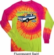 Mens Ford Shirt Mans Best Friend Long Sleeve Tie Dye Shirt