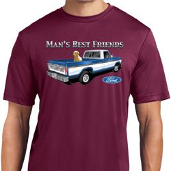 Mens Ford Shirt Mans Best Friend Moisture Wicking Shirt Mens Ford Shirt Mans Best Friend Moisture Wicking Shirt