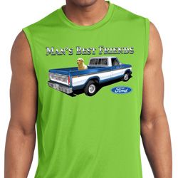 Mens Ford Shirt Mans Best Friend Sleeveless Moisture Wicking Shirt Mens Ford Shirt Mans Best Friend Sleeveless Moisture Wicking Shirt