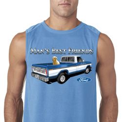 Mens Ford Shirt Mans Best Friend Sleeveless Shirt Mens Ford Shirt Mans Best Friend Sleeveless Shirt