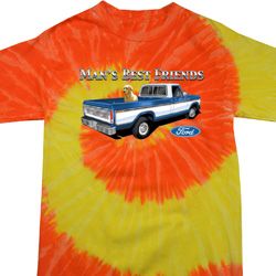 Mens Ford Shirt Mans Best Friend Tie Dye Shirt Mens Ford Shirt Mans Best Friend Tie Dye Shirt