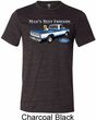Mens Ford Shirt Mans Best Friend Tri Blend Crewneck Shirt