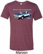 Mens Ford Shirt Mans Best Friend Tri Blend Crewneck Shirt
