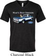 Mens Ford Shirt Mans Best Friend Tri Blend V-neck Shirt