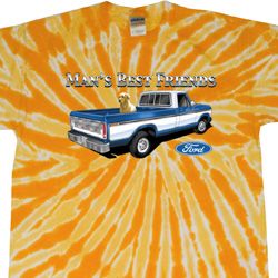 Mens Ford Shirt Mans Best Friend Twist Tie Dye Shirt Mens Ford Shirt Mans Best Friend Twist Tie Dye Shirt