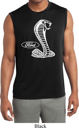Mens Ford Shirt Mustang Cobra Sleeveless Moisture Wicking Shirt