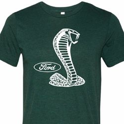 Mens Ford Shirt Mustang Cobra Tri Blend Crewneck Shirt Mens Ford Shirt Mustang Cobra Tri Blend Crewneck Shirt