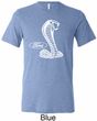 Mens Ford Shirt Mustang Cobra Tri Blend Crewneck Shirt